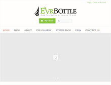 Tablet Screenshot of evrbottle.com